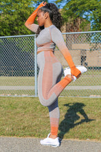 Load image into Gallery viewer, Autumn Mornings Active Wear Set-Orange