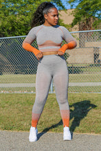 Load image into Gallery viewer, Autumn Mornings Active Wear Set-Orange