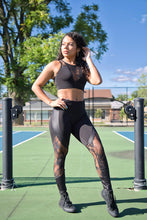 Load image into Gallery viewer, Put Me In The Game Lace Set- Black