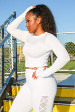 Load image into Gallery viewer, None Of My Concern Active Crop Top
